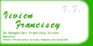 vivien franciscy business card